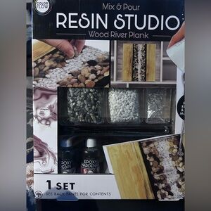 Epoxy Resin Wood River Plank Set